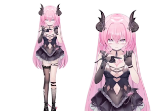create a custom vtuber model with anime style live2d ready for streaming designs