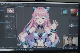 design and rig live2d vtuber model, custom 2d vtuber avatar, and vtuber rigging