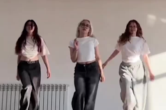 create multiple dancer, tiktok video dance dance challenge hip hop group dancer