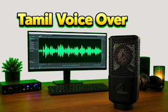 a professional tamil male voice over