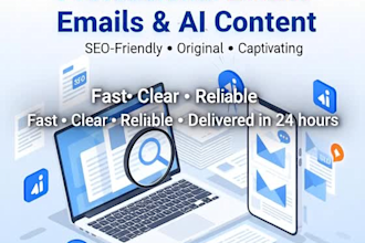 write professional emails, messages, and ai content