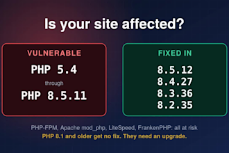 update your server PHP to fix the critical php2shell rce