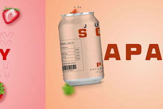 create an editing dynamic product motion graphics reel