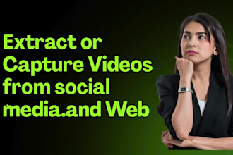 extract or capture online video from social media and website