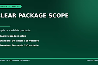 do shopify product listing, product upload, variants and SEO