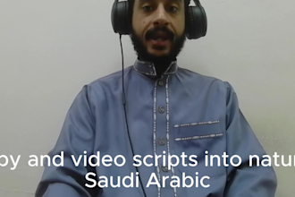 localize your ads into native saudi arabic