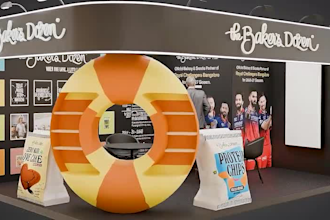 design modern 3d exhibition stall and booth
