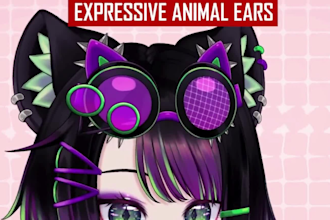 2d vtuber model, 3d vtuber commission, 3d vrchat avatar, rig live2d vtuber model
