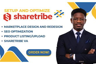 setup sharetribe marketplace design sharetribe website setup seo and mvp