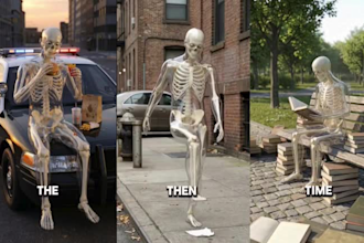 create viral dr data style ai skeleton storytelling animation shorts for youtube