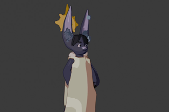 model a 3d stylized character