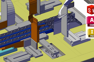 design steel structure and frame using solidworks weldments