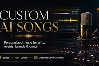 create a custom ai song for your special occasion