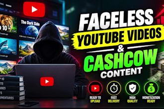 be your pro top 10 cashcow video editor and faceless youtube video creator