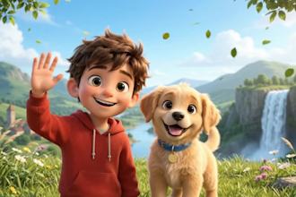 create 3d ai cartoon video, 3d cartoon animation video for youtube