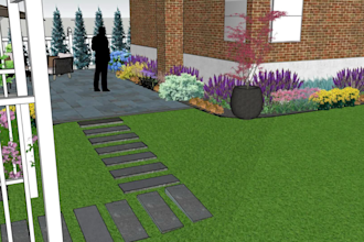 create professional landscape design and planting plans