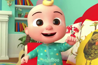 create colorful animated kids learning videos for toddlers