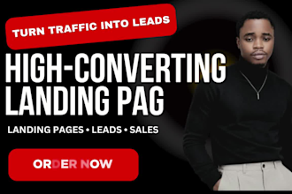 build high converting landing page for leads and sales