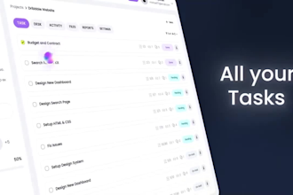 create saas demo video, software explainer saas video ui and dashboard animation
