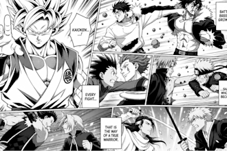 make anime manga comic book illustration manga art or webtoon comic art