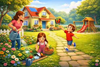 create 3d kids animation video, nursery rhymes and cartoon animation