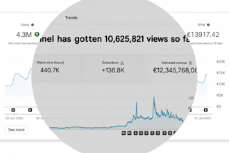 crea un canal de automatizacion de youtube con  vídeos que generan ingresos