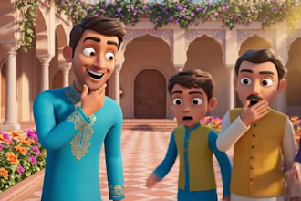 create 3d ai bible story animation for kids christian videos
