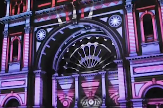 create projection mapping vj loops led wall stage visuals 3d animation resolume