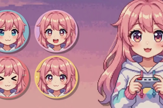 do pixel art pngtuber pixel art giftuber pixel veadotube twitch stream avatar