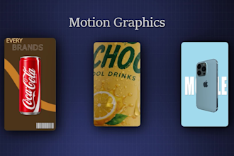 design motion graphics and kinetic typography video
