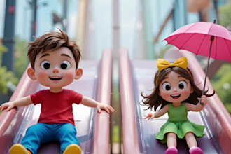 create kids ai footage for nursery rhymes