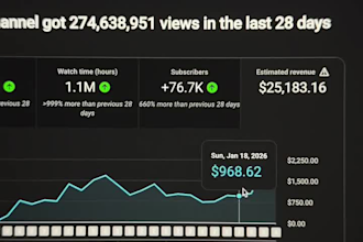 provide revenue boosting youtube automation and faceless cash cow channel