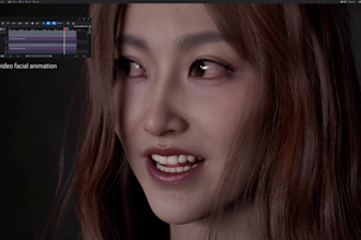 create a realistic unreal engine metahuman character with facial animation