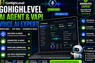build gohighlevel ai agent, vapi voice ai, whitelabel and gohighlevel a2p10dlc