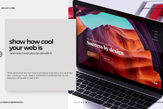 create an app promo, website, saas promo video