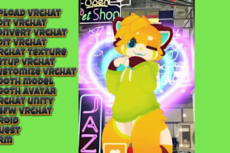 upload, edit, convert vrchat avatar, booth model, vroid, quest, nsfw, vrm