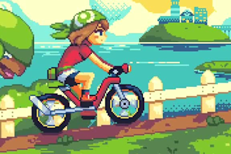 design pixel art character, logo, background, pixel avatar and pixel animation