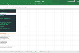 automate excel with formulas, vba, python, pivot tables, and dashboards