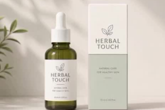 create packaging design for skincare brand with 3d mockup