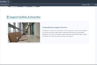 create a responsive doctor portfolio with online appointment