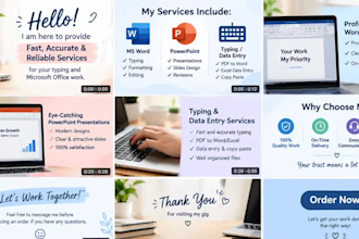 do typing, ms word and powerpoint work
