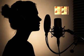 record a clear voice over in english and bengali language