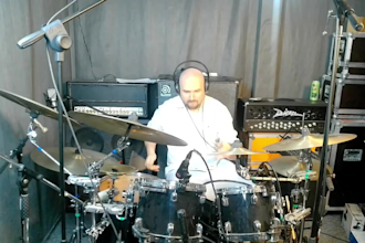 record live acoustic drums for a rock or metal song