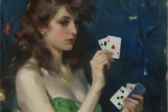 create real hand made oil painting portrait on canvas