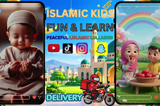 create lslamic video, quran recitation videos, lslamic reels and shorts