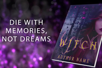 create a cinematic book trailer novel promo video or author book teaser