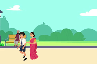 do 2d animated cartoon stories in hindi