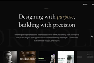 design and develop website