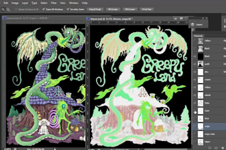 screen printing colour separation