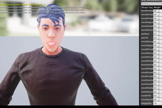 extremely anatomical shapekeys,arkit52,rig3d for livestream,rig ai image,live2d